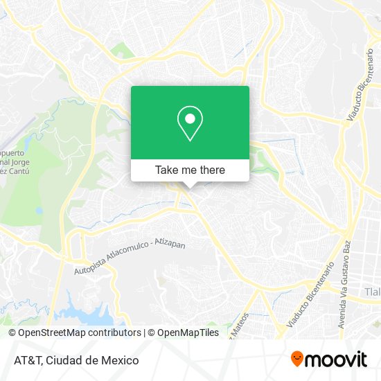 Mapa de AT&T