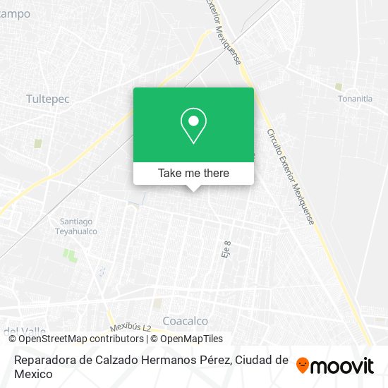 Reparadora de Calzado Hermanos Pérez map