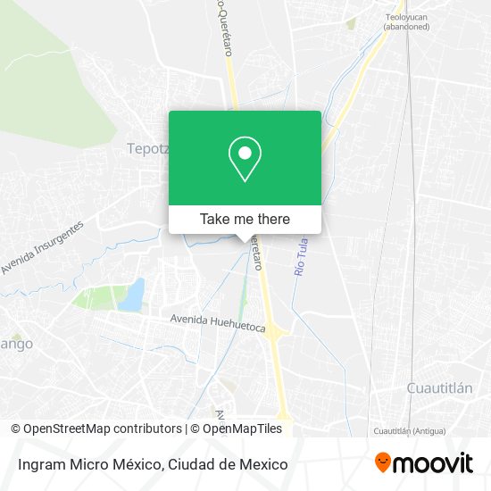 Mapa de Ingram Micro México