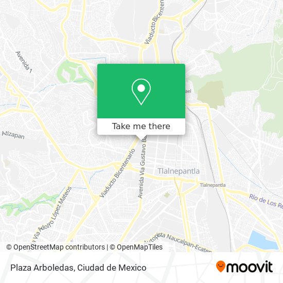 Plaza Arboledas map