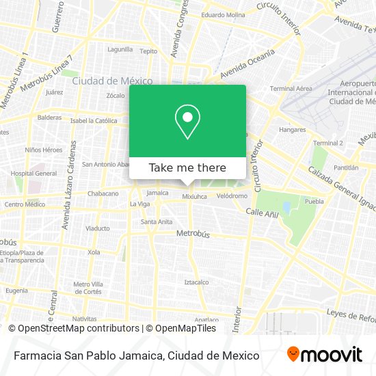 Mapa de Farmacia San Pablo Jamaica