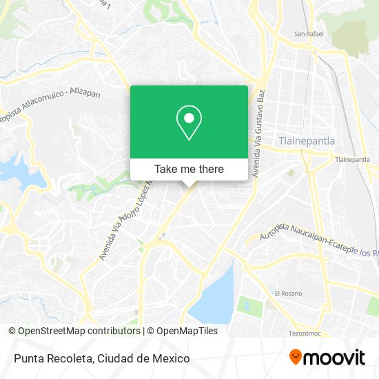 Punta Recoleta map