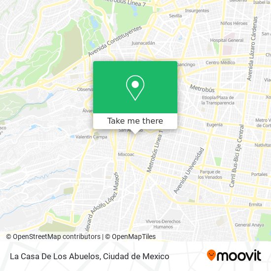 Mapa de La Casa De Los Abuelos