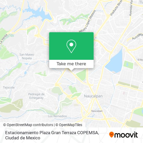Mapa de Estacionamiento Plaza Gran Terraza COPEMSA