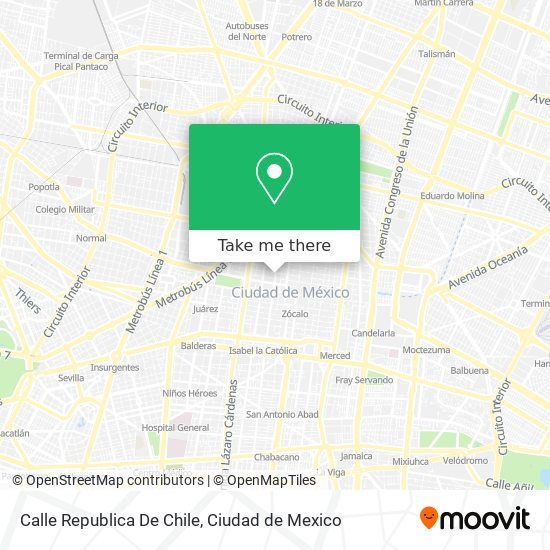 Calle Republica De Chile map
