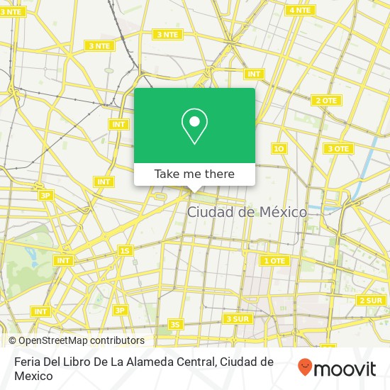 Feria Del Libro De La Alameda Central map