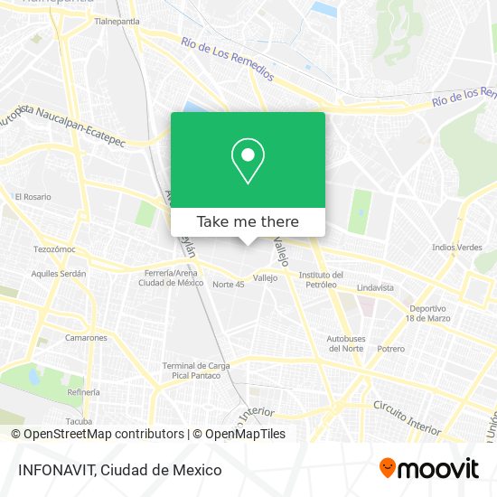 Mapa de INFONAVIT