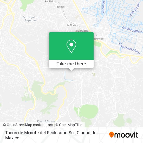 Tacos de Mixiote del Reclusorio Sur map