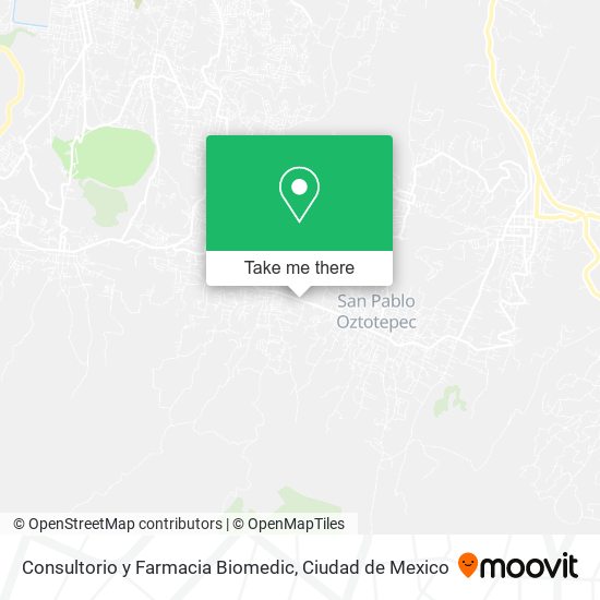 Mapa de Consultorio y Farmacia Biomedic