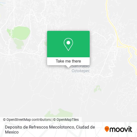 Mapa de Deposito de Refrescos Mecolotonco
