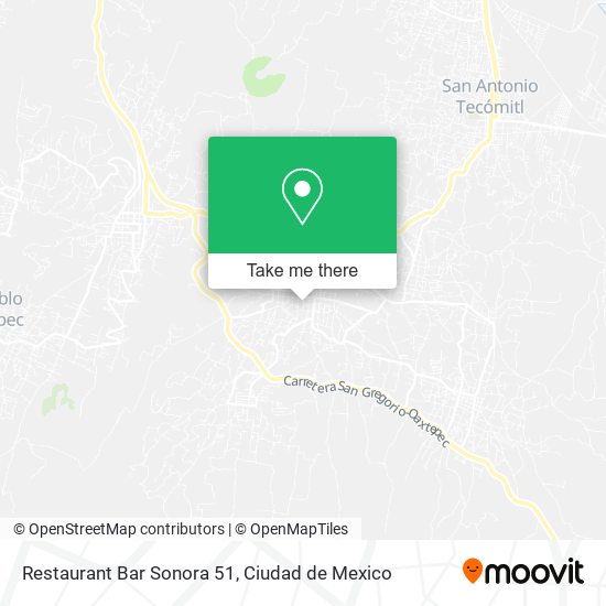 Restaurant Bar Sonora 51 map