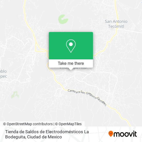 Tienda de Saldos de Electrodomésticos La Bodeguita map