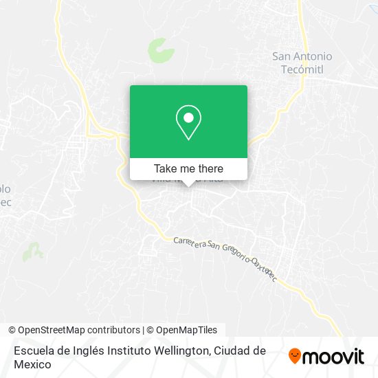 Escuela de Inglés Instituto Wellington map