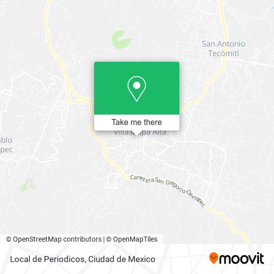 Local de Periodicos map