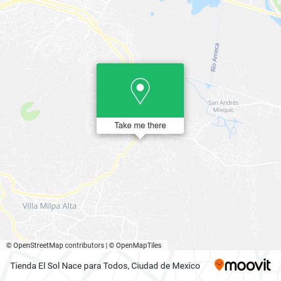 Tienda El Sol Nace para Todos map