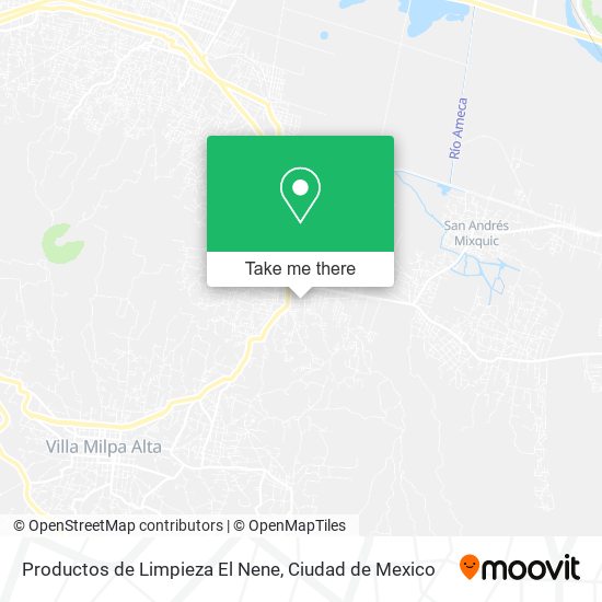 Productos de Limpieza El Nene map