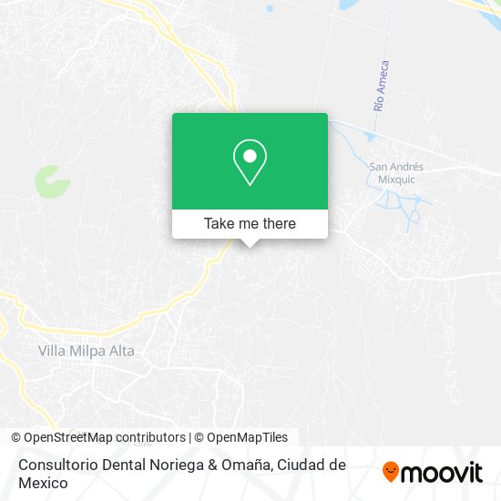 Mapa de Consultorio Dental Noriega & Omaña