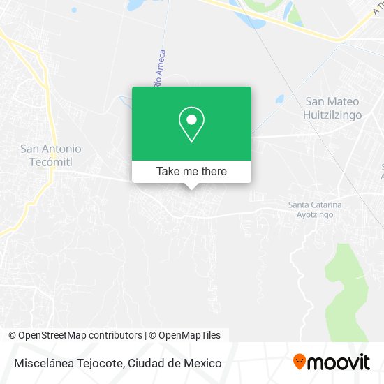 Miscelánea Tejocote map