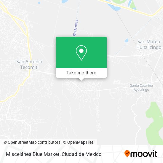 Miscelánea Blue Market map