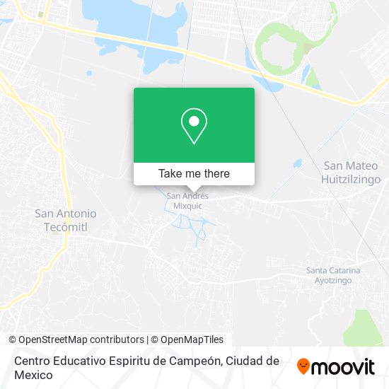 Mapa de Centro Educativo Espiritu de Campeón