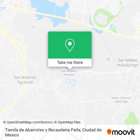 Mapa de Tienda de Abarrotes y Recauderia Peña