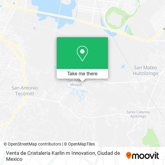 Mapa de Venta de Cristalería Karlin m Innovation