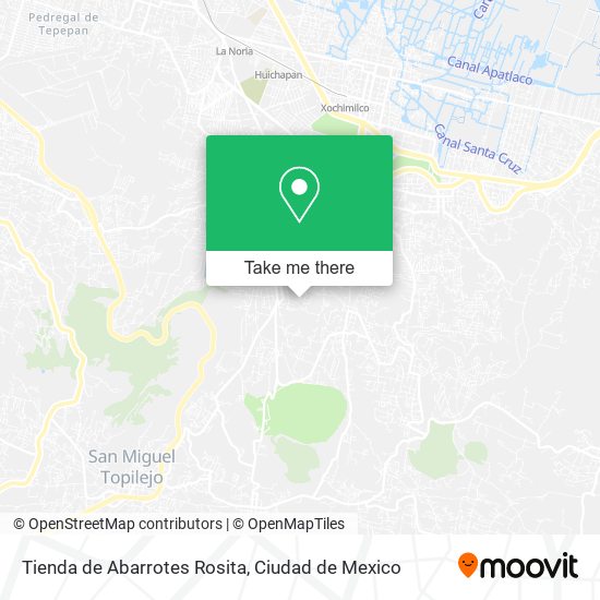 Mapa de Tienda de Abarrotes Rosita