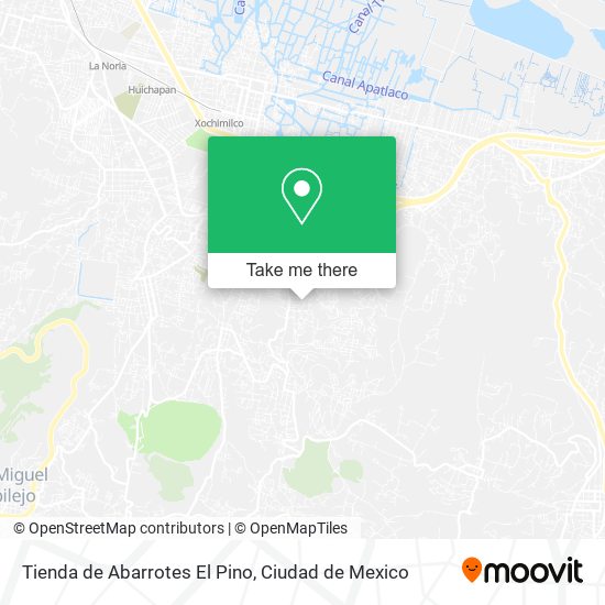 Mapa de Tienda de Abarrotes El Pino