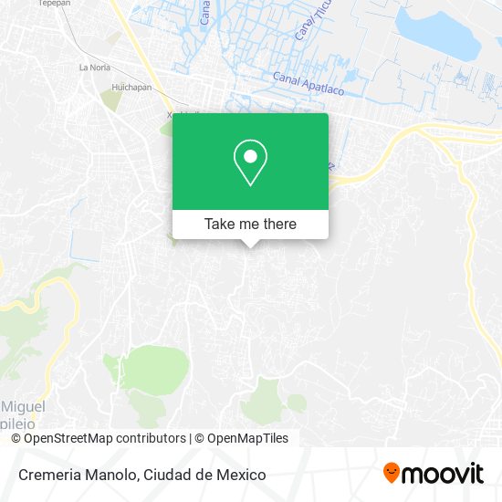 Mapa de Cremeria Manolo