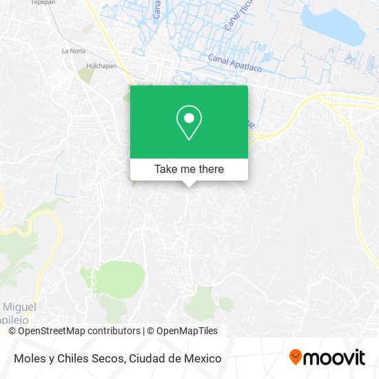 Moles y Chiles Secos map