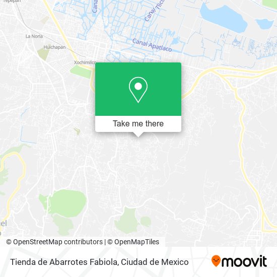 Mapa de Tienda de Abarrotes Fabiola