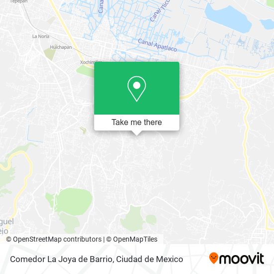 Mapa de Comedor La Joya de Barrio