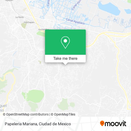 Mapa de Papeleria Mariana