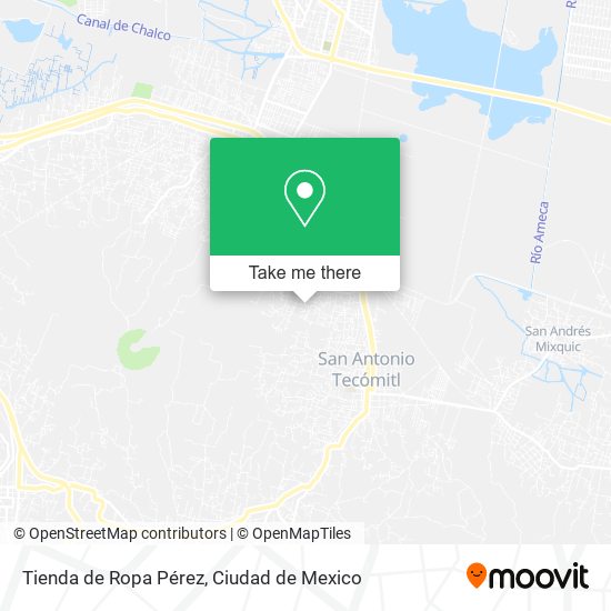 Mapa de Tienda de Ropa Pérez