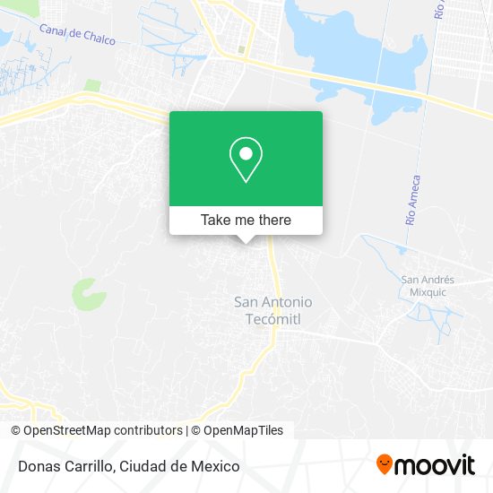 Donas Carrillo map