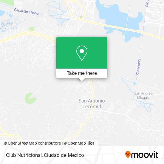 Club Nutricional map