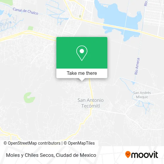 Moles y Chiles Secos map