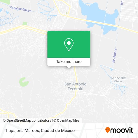 Mapa de Tlapaleria Marcos