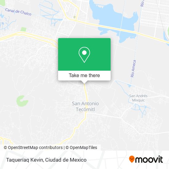 Mapa de Taqueríaq Kevin