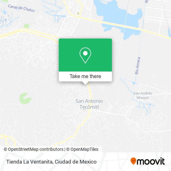 Mapa de Tienda La Ventanita