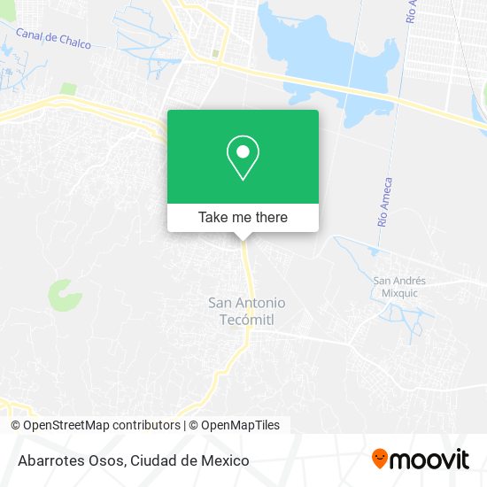 Abarrotes Osos map