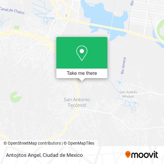 Antojitos Angel map