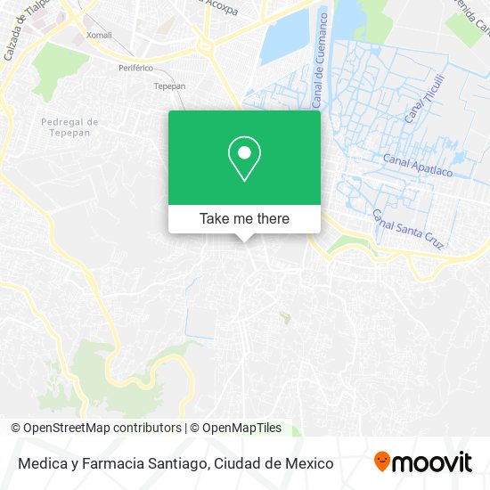 Medica y Farmacia Santiago map