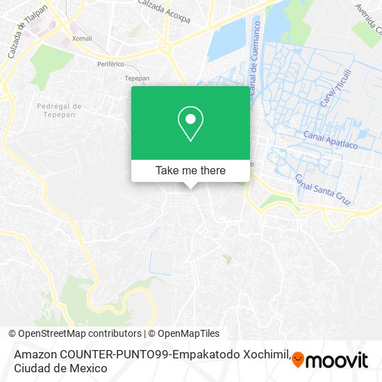 Amazon COUNTER-PUNTO99-Empakatodo Xochimil map