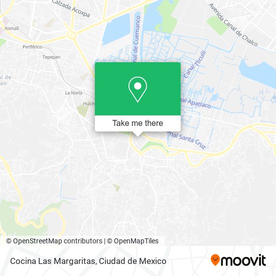 Cocina Las Margaritas map