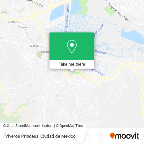 Viveros Princesa map
