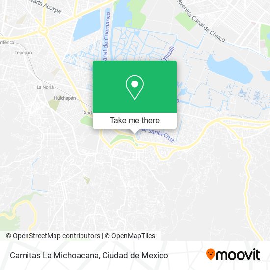 Mapa de Carnitas La Michoacana