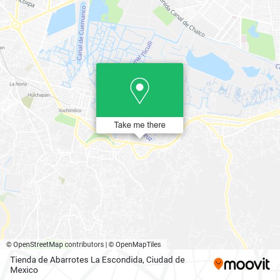 Tienda de Abarrotes La Escondida map