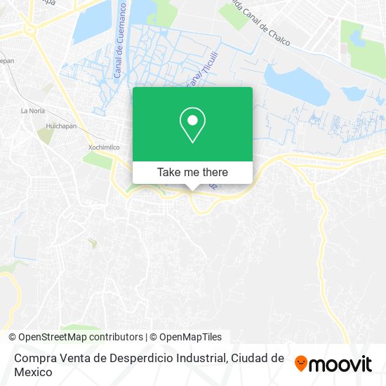 Compra Venta de Desperdicio Industrial map