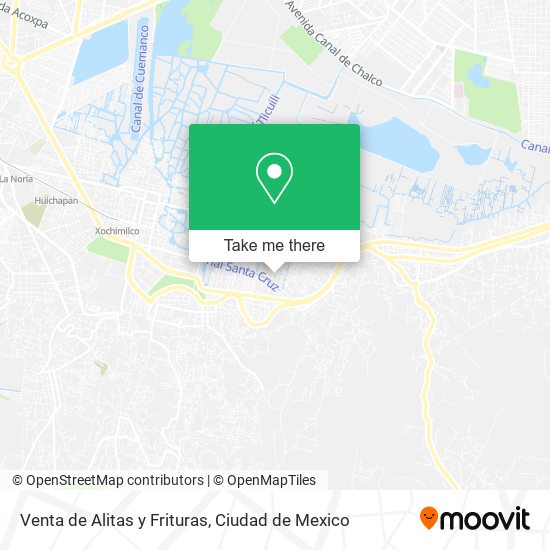 Venta de Alitas y Frituras map